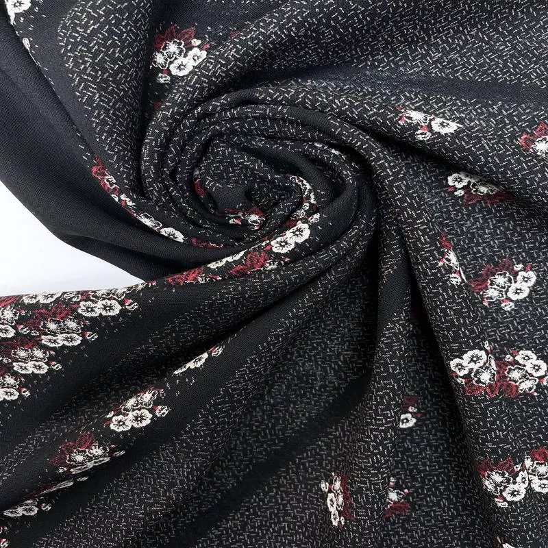 wool-printed-black-white-shades Wool Printed Black White Shades