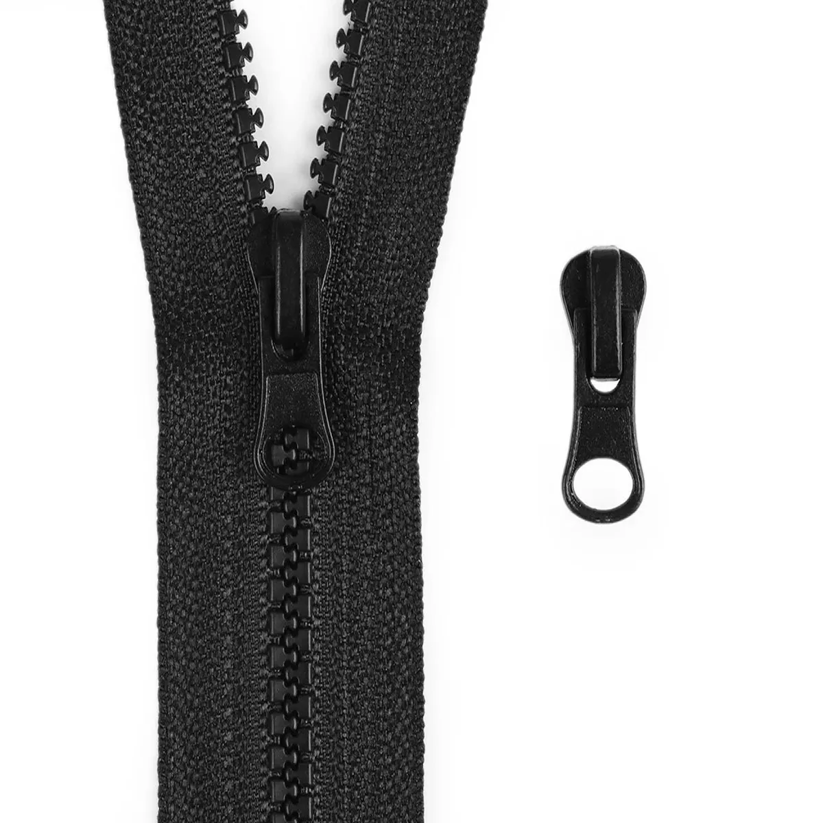 zipper-slider-plastic-pull-tab-no-3-assorted-shades Zipper slider, plastic pull tab No. 3 | assorted shades